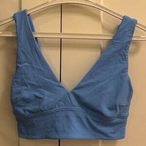 lululemon Align V-Neck Bra *Light Support, C/D Cup in Aero Blue, Size 6